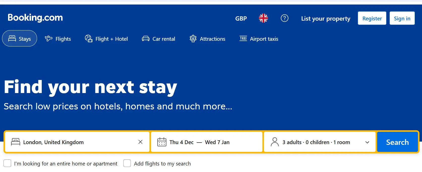 Guided directory design example