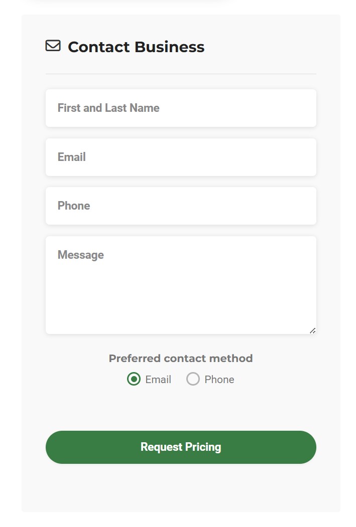 Golf Sim Spot contact form