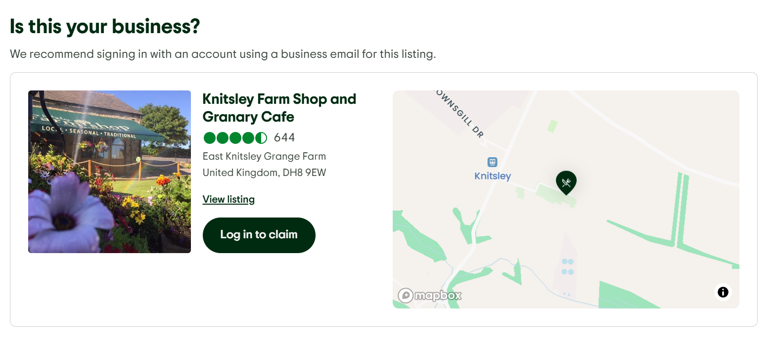 Tripadvisor claim listing flow