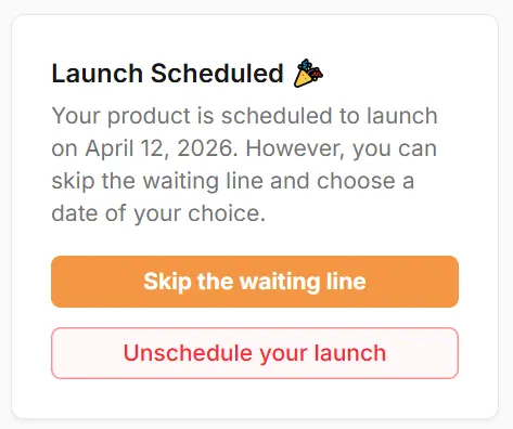 Uneed pay to skip queue example