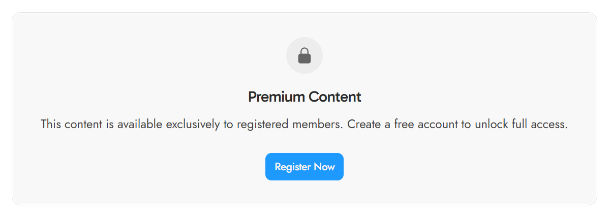 Screenshot showing the fallback CTA settings in the block builder