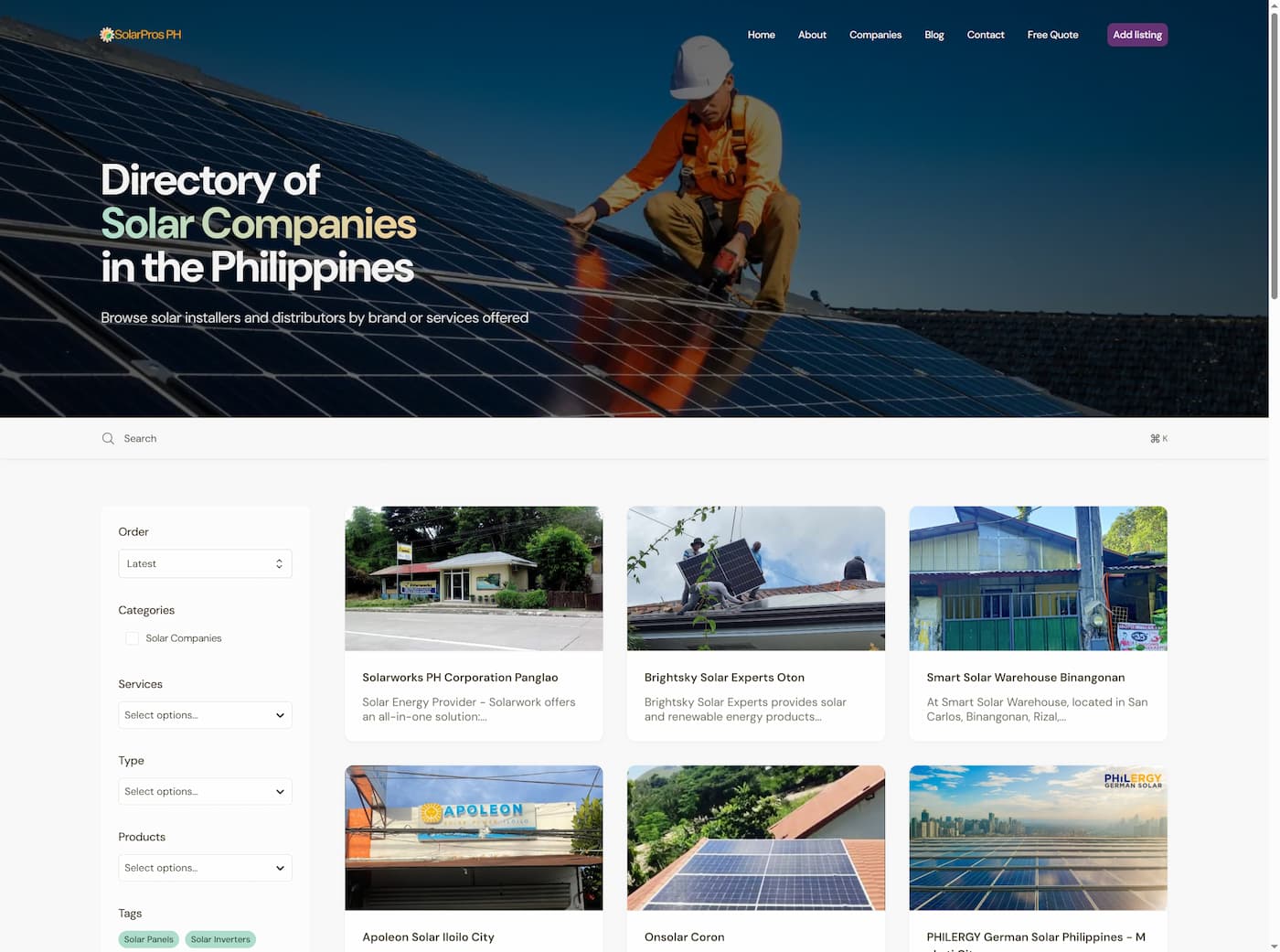 Solarph.pro directory